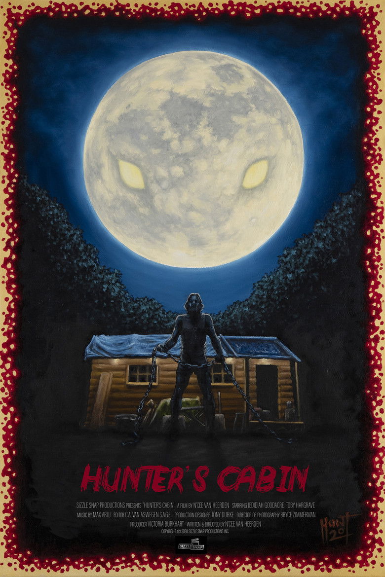 Hunter's Cabin (2021) - film poster, directed by N'Cee Van Heerden