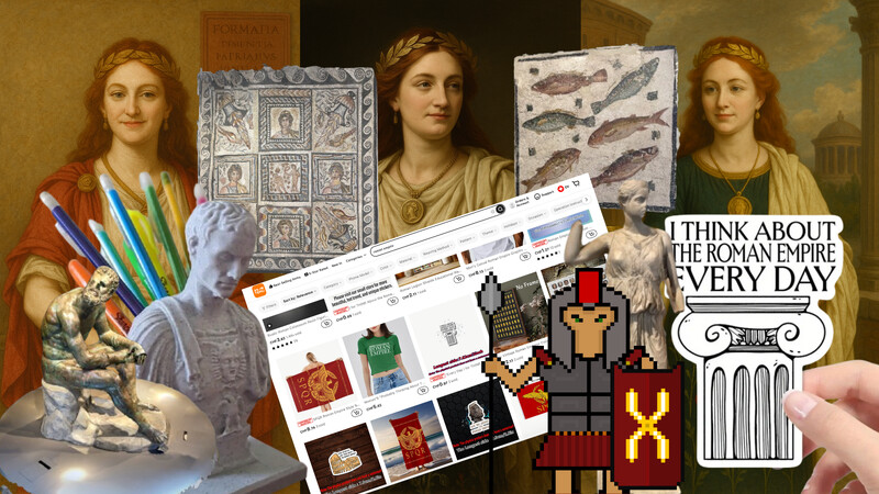 I THINK ABOUT THE ROMAN EMPIRE EVERY DAY (2025) - film poster, directed by Katia Sophia Ditzler