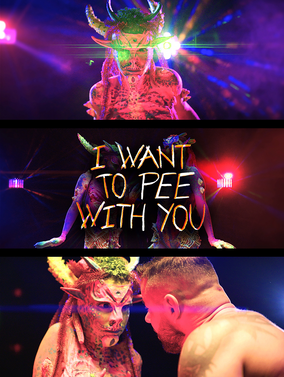 I Want to Pee With You (2022) - film poster, directed by Maxim Diab