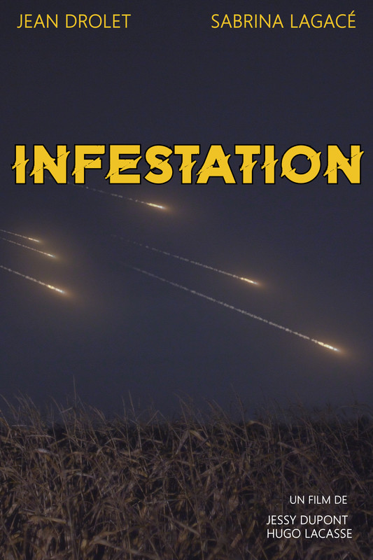 Infestation (2022) - film poster, directed by Jessy Dupont