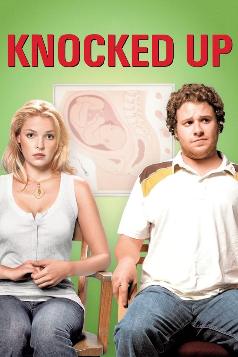 Knocked Up (2007) — film poster, directed by Judd Apatow
