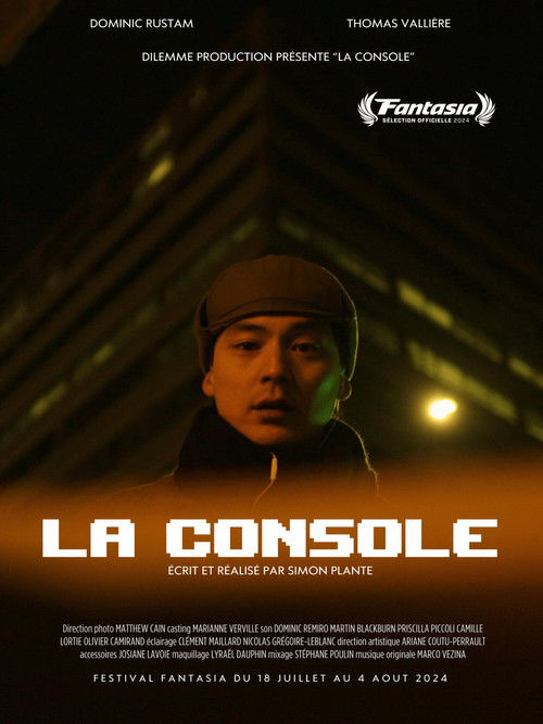 La console (2024) - film poster, directed by Simon Plante