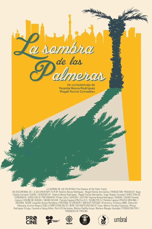 La sombra de las palmeras (2024) - film poster, directed by Magali Rocha Donnadieu