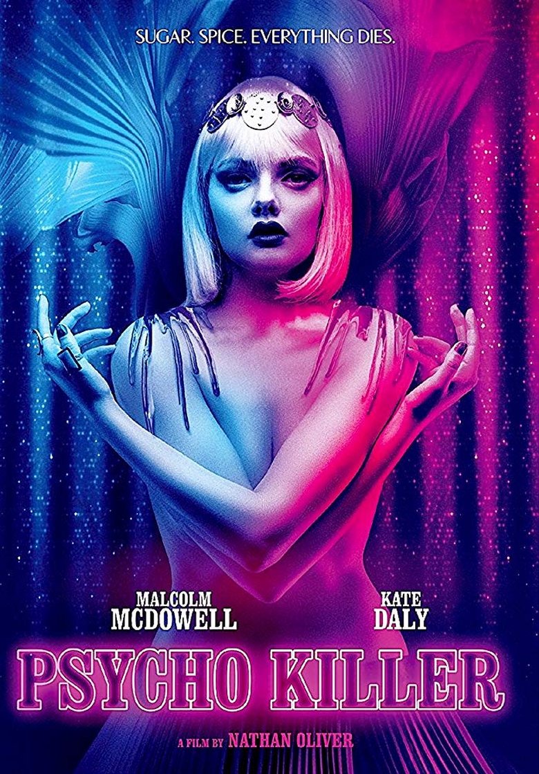 Lady Psycho Killer (2015) - film poster, directed by Nathan Oliver