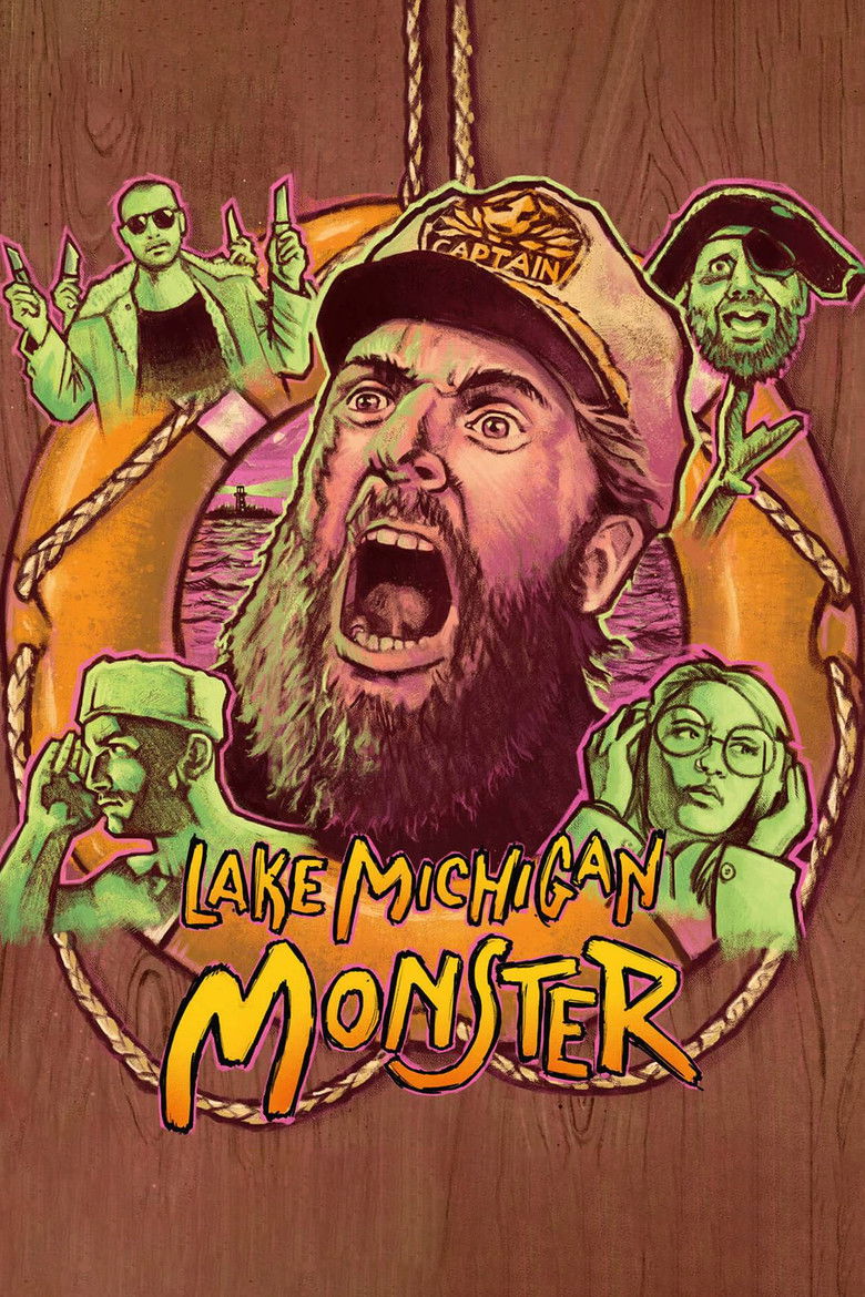 Lake Michigan Monster (2018) - film poster, directed by Ryland Brickson Cole Tews