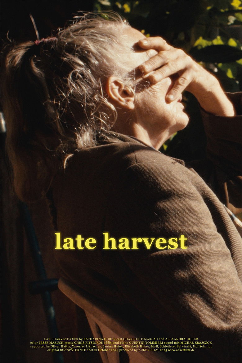 Late Harvest (2025) — film poster, directed by Katharina Huber