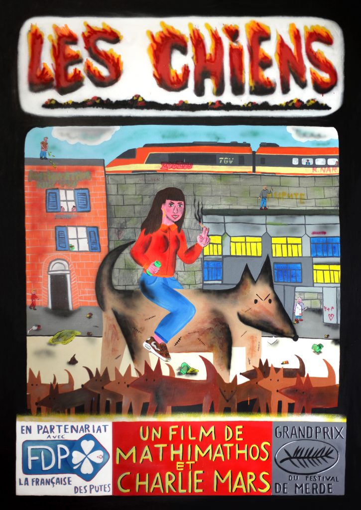 Les Chiens (2025) - film poster, directed by Mathi Mathos & Charlie Mars