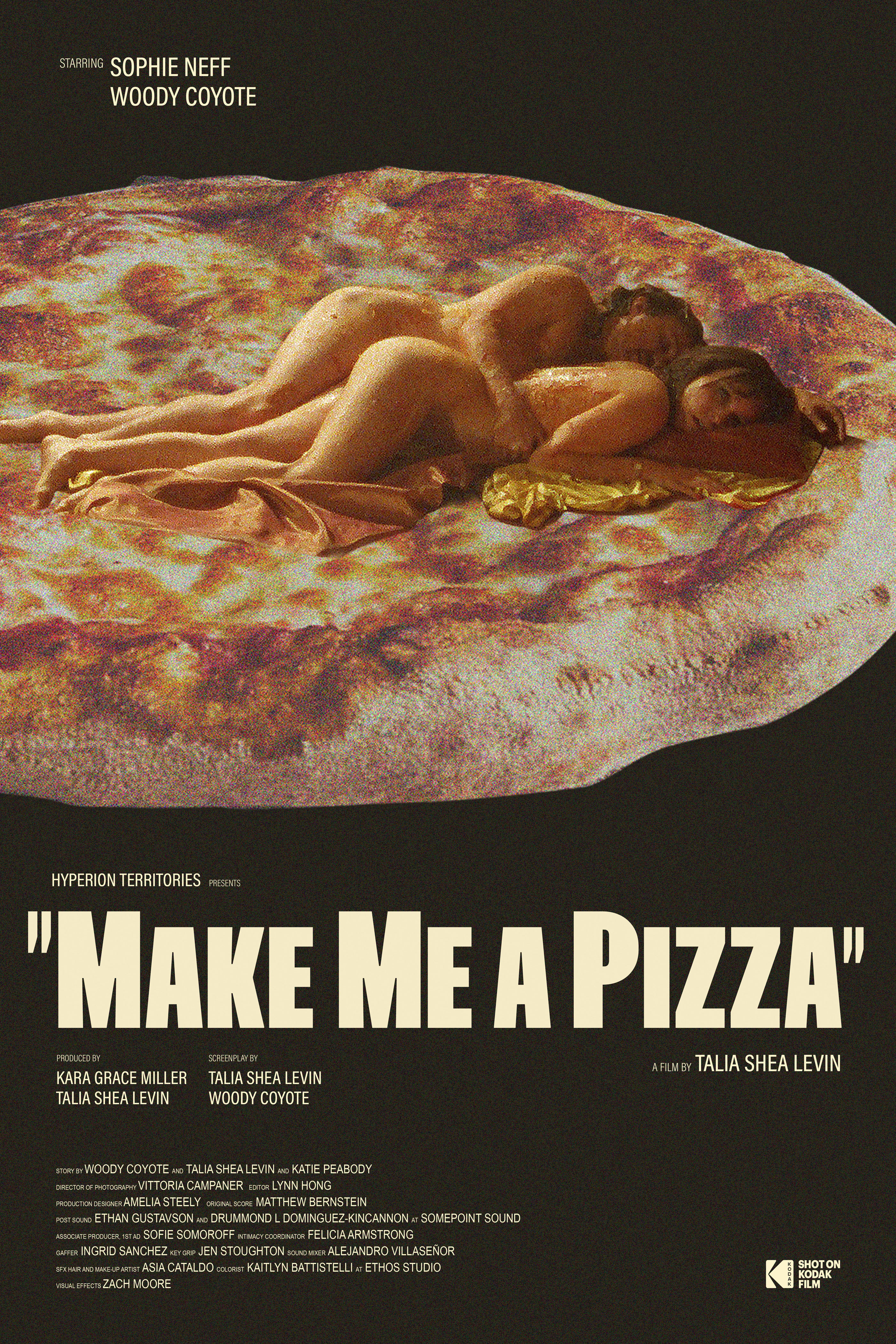 MAKE ME A PIZZA (2024) - film poster, directed by Talia Shea Levin