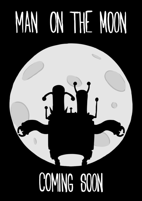 MAN ON THE MOON (2021) - film poster, directed by Sean Conway