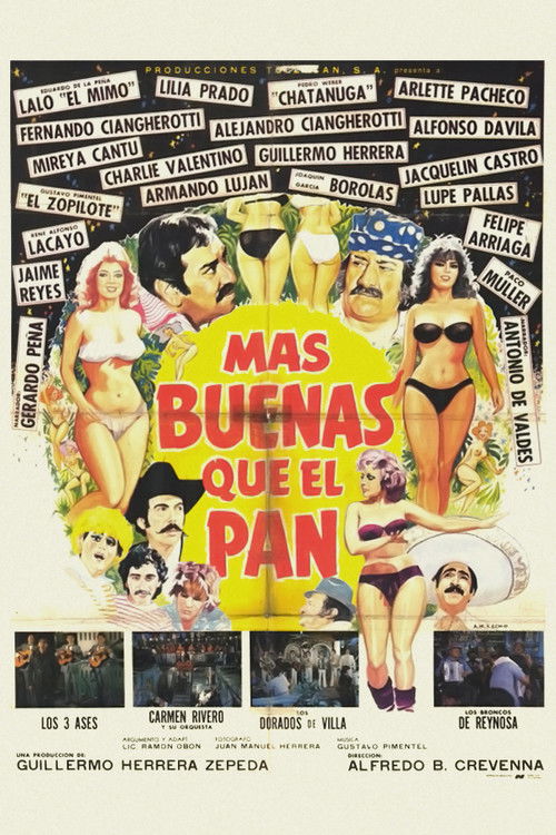 Más Buenas que el Pan (1987) — film poster, directed by Alfredo B. Crevenna