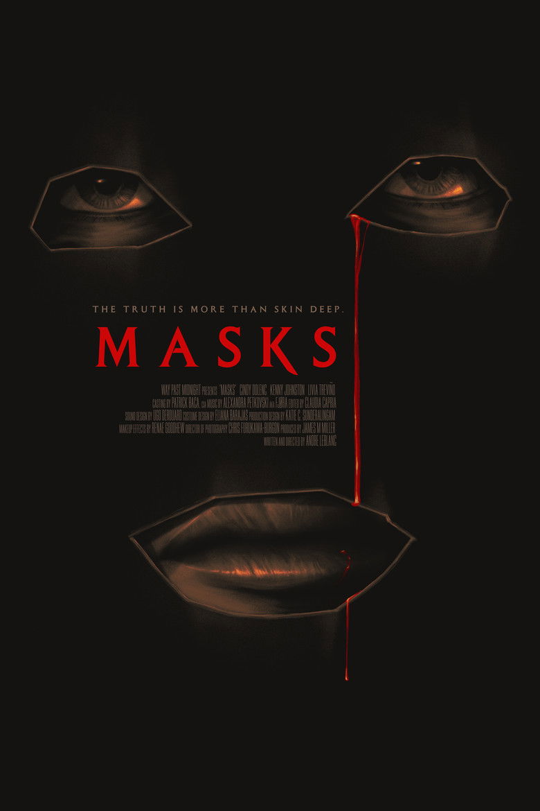 Masks (2024) — film poster, directed by Andre LeBlanc