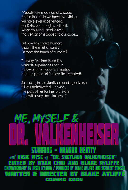 Me, Myself & Dr. Valkenheiser (2024) - film poster, directed by Blake Ayliffe