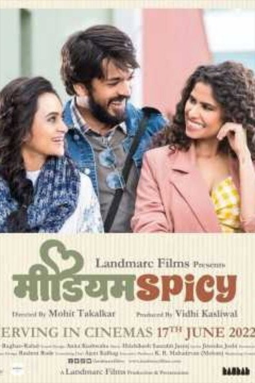 Medium Spicy (2022) - film poster, directed by Mohit Takalkar