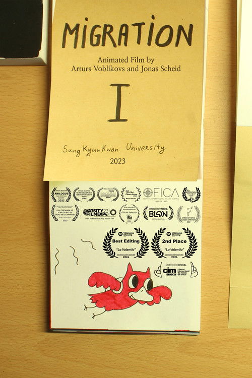 Migration (2023) - film poster, directed by Arturs Voblikovs