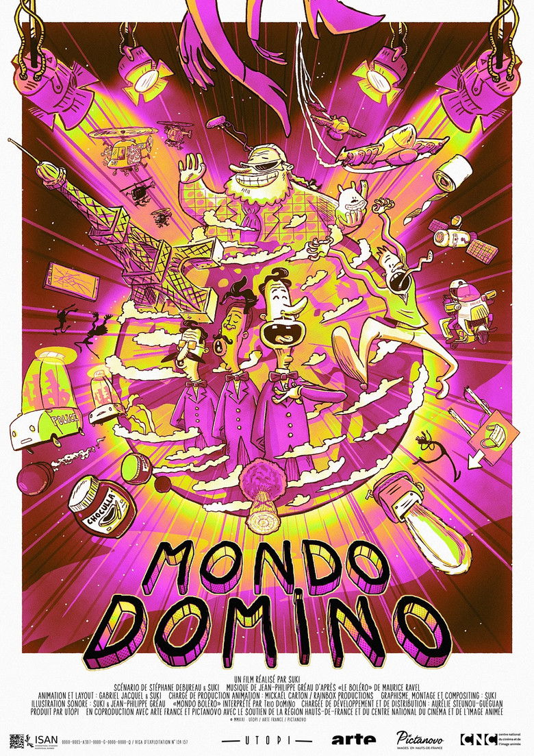 Mondo Domino (2021) - film poster, directed by Suki