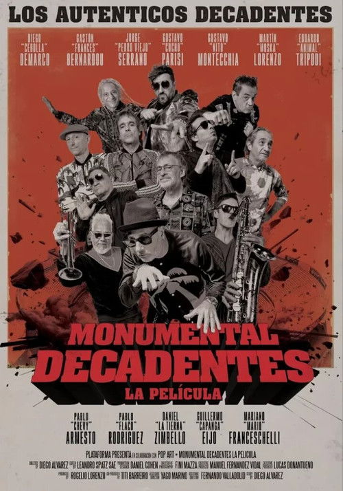 Monumental Decadentes - La Película (2024) - film poster, directed by DIEGO ALVAREZ