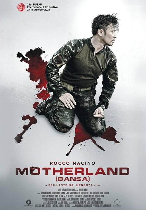 Motherland (2024) - film poster, directed by Brillante Ma Mendoza