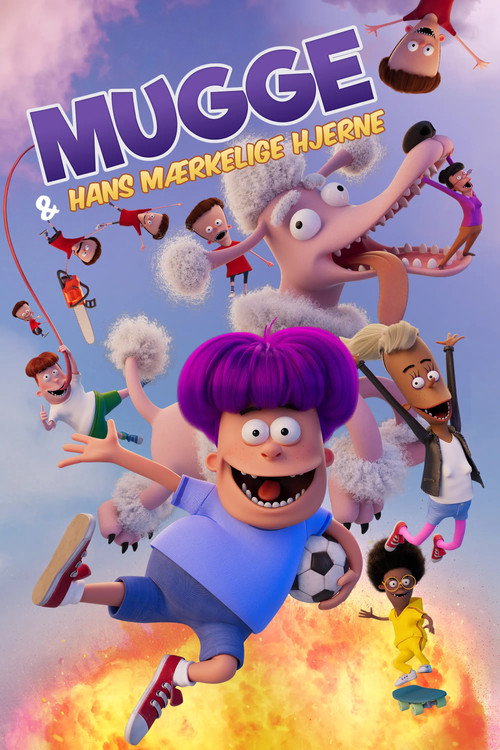 Mugge & hans mærkelige hjerne (2022) - film poster, directed by Anders Morgenthaler