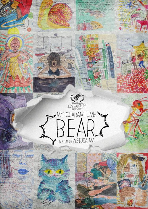 My Quarantine Bear (2021) - film poster, directed by Weijia Ma