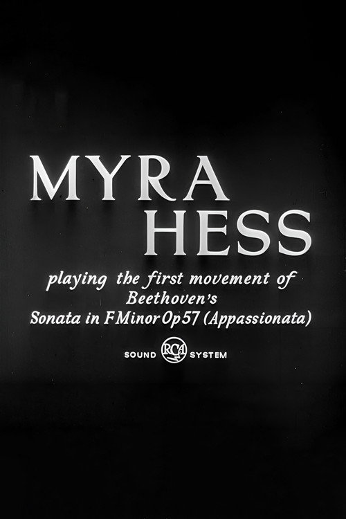 Myra Hess (1945) — film poster, directed by Humphrey Jennings