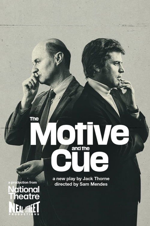 National Theatre Live: The Motive and the Cue (2024) — film poster, directed by Sam Mendes