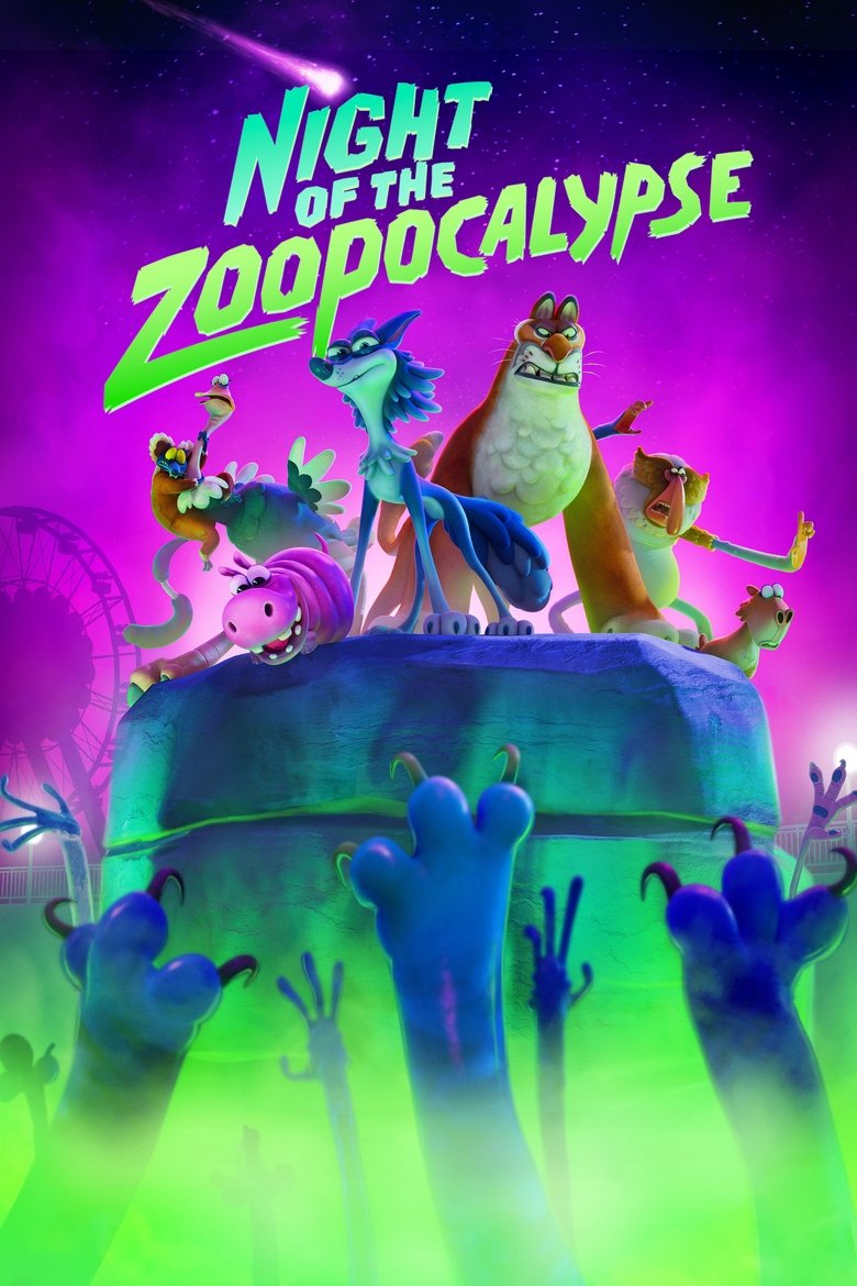 Night of the Zoopocalypse (2025) — film poster, directed by Rodrigo Perez-Castro