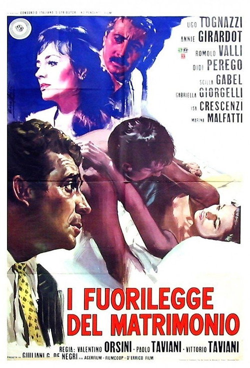 Outlaws of Love (1963) - film poster, directed by Paolo Taviani