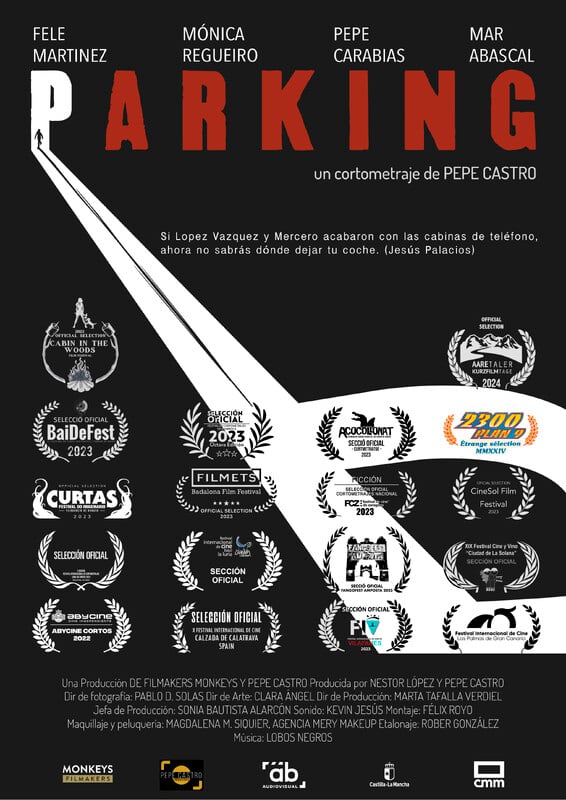 Parking (2022) - film poster, directed by Pepe Castro