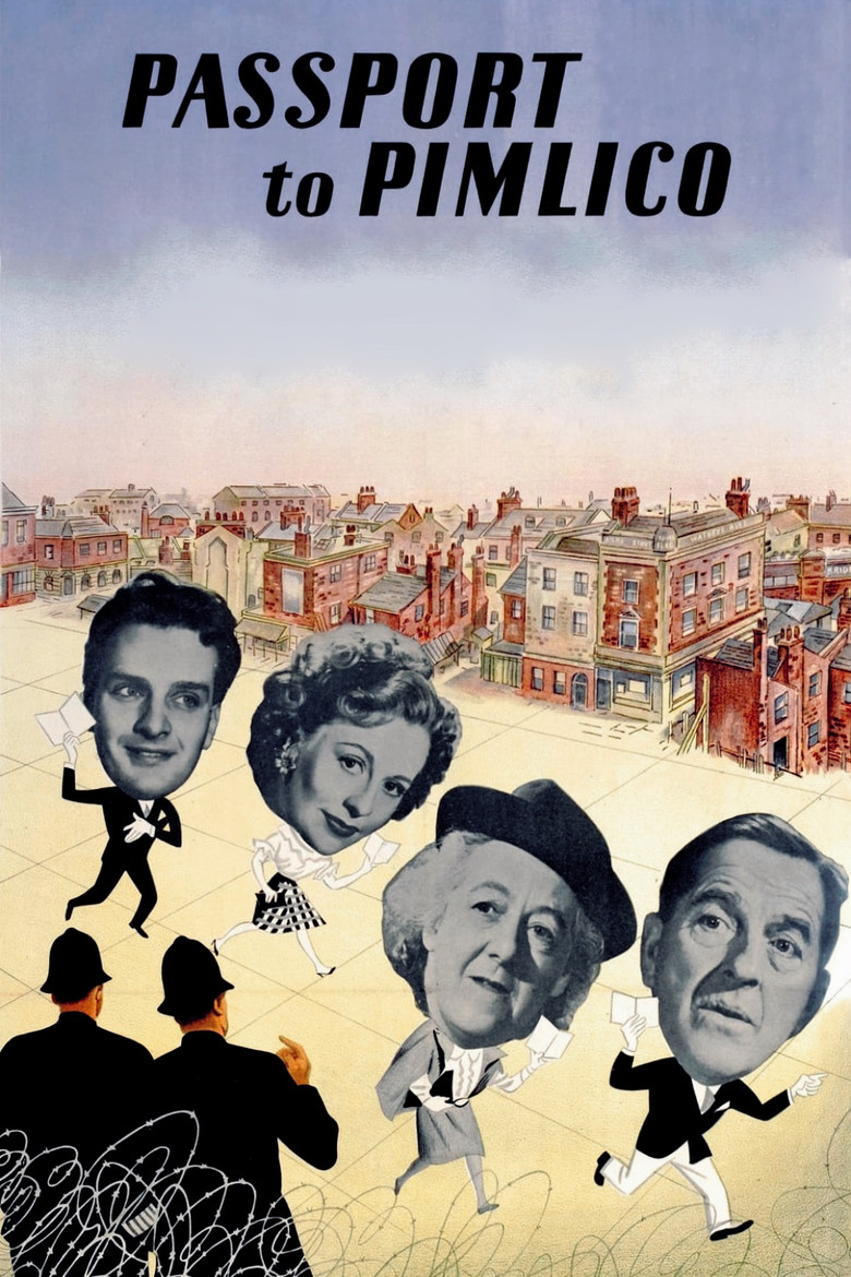 Passport to Pimlico (1949) - film poster, directed by Henry Cornelius