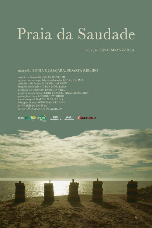 Praia da Saudade (2024) — film poster, directed by Sinai Sganzerla