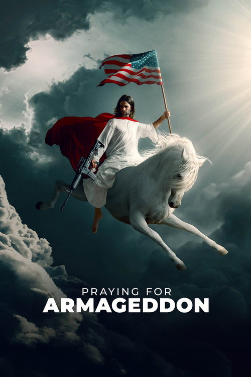 Praying for Armageddon (2023) — film poster, directed by Tonje Hessen Schei