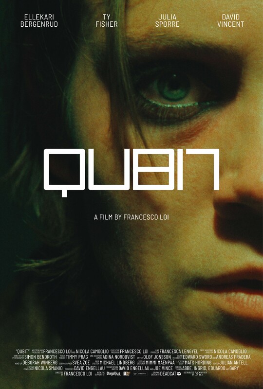 Qubit (2025) - film poster, directed by Francesco Loi