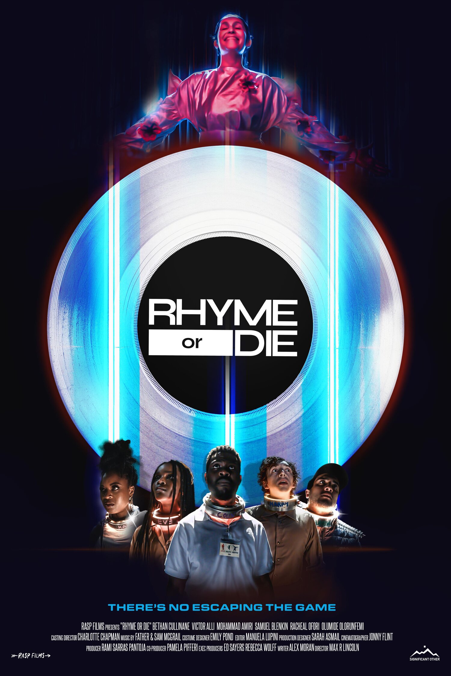 Rhyme or Die (2021) - film poster, directed by Max Lincoln