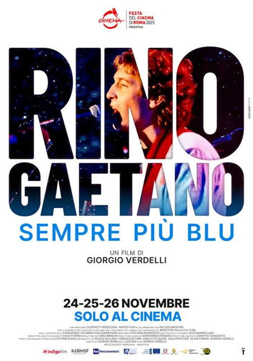 Rino Gaetano - Sempre più blu (2025) - film poster, directed by Giorgio Verdelli