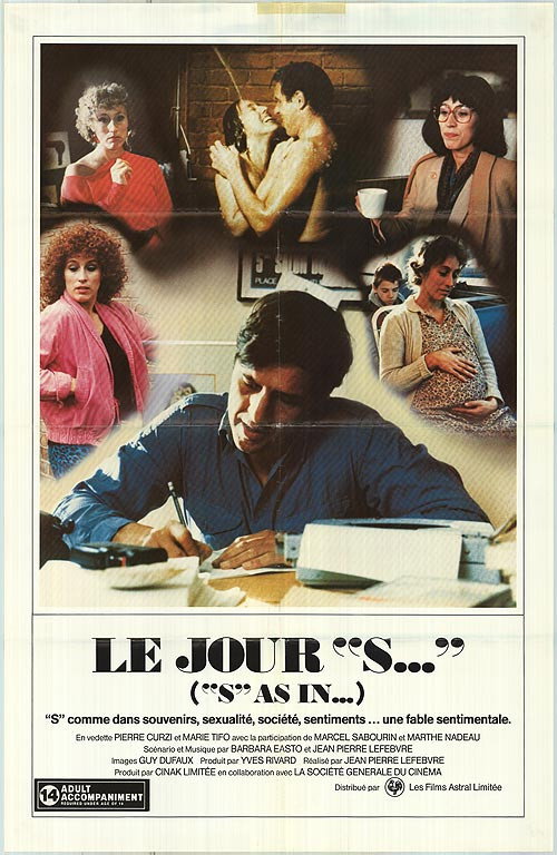 S As in... (1984) — film poster, directed by Jean Pierre Lefebvre
