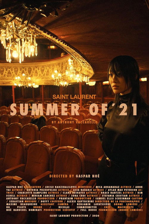 Saint Laurent: Summer of '21 (2020) — film poster, directed by Gaspar Noé
