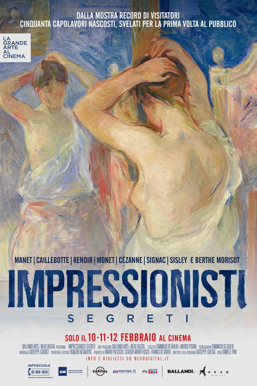 Secret impressionists (2020) - film poster, directed by Daniele Pini