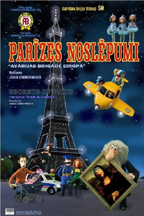 Secrets of Paris (2018) - film poster, directed by Jānis Cimmermanis