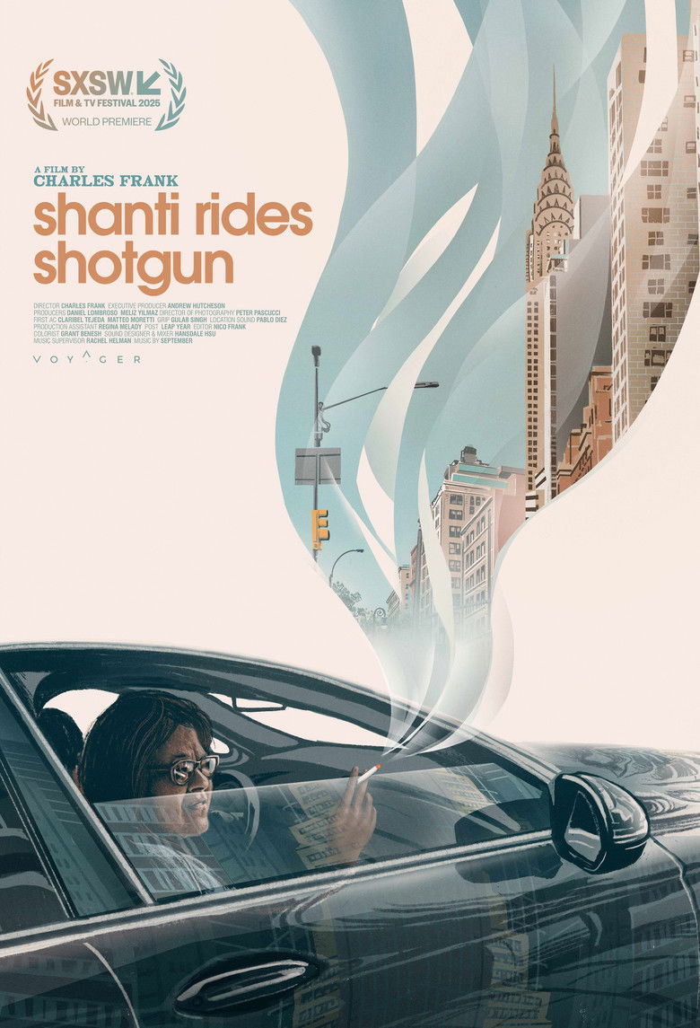 Shanti Rides Shotgun (2025) — film poster, directed by Charles Frank