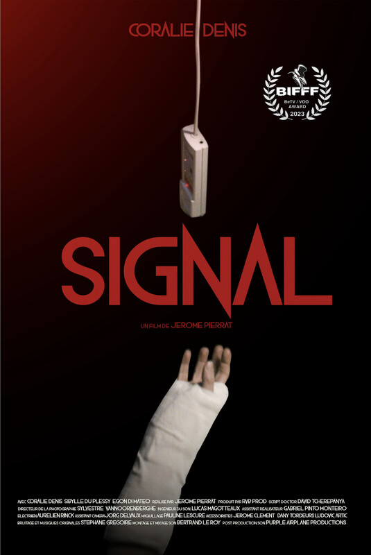 Signal (2023) - film poster, directed by Jérome Pierrat