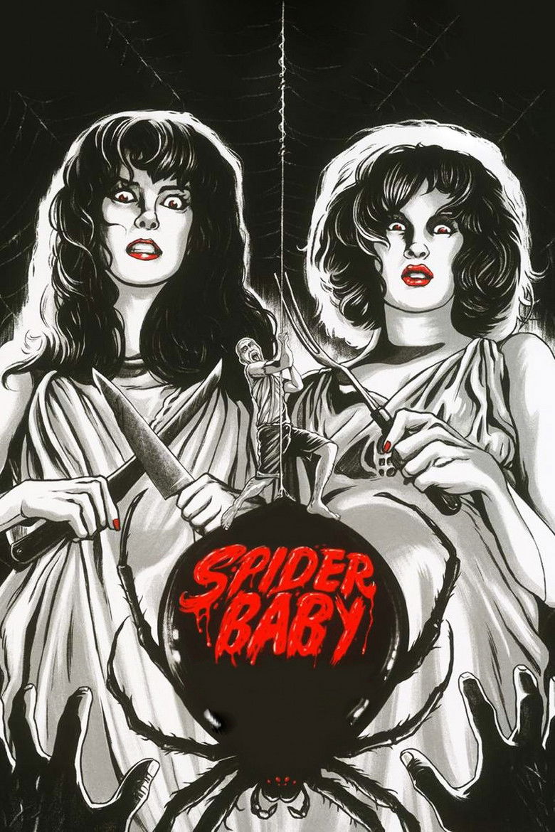 Spider Baby (1967) - film poster, directed by Jack Hill