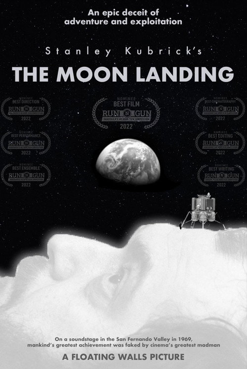 Stanley Kubrick's The Moon Landing (2022) - film poster, directed by Graeme Achurch