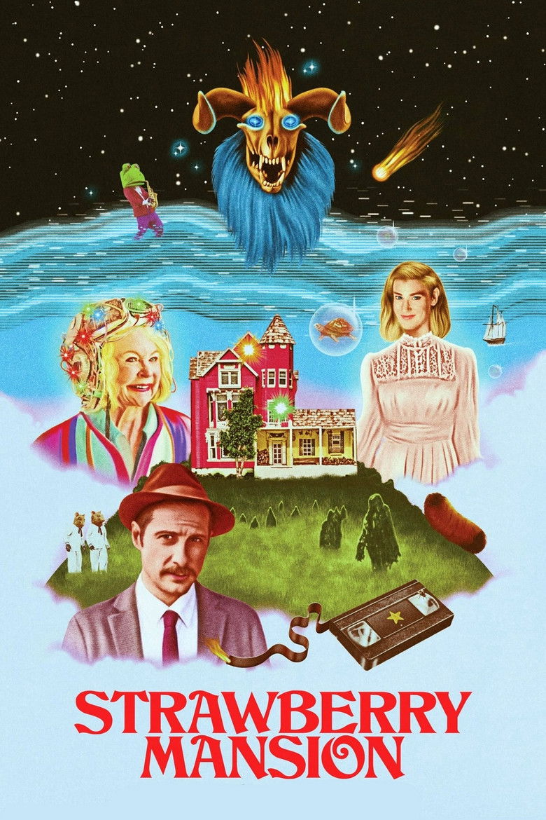 Strawberry Mansion (2021) - film poster, directed by Kentucker Audley