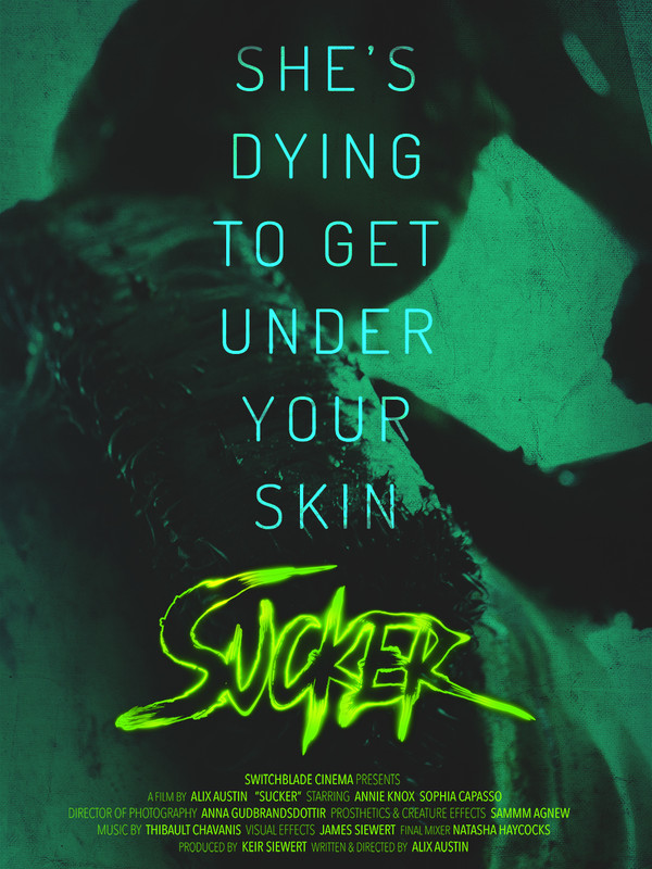 Sucker (2022) - film poster, directed by Alix Austin