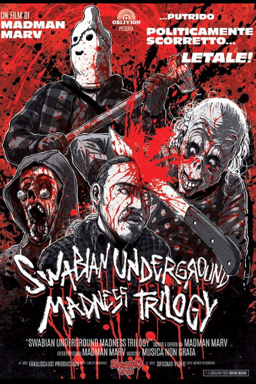 SWABIAN UNDERGROUND MADNESS TRILOGY (2024) — film poster, directed by Madman Marv