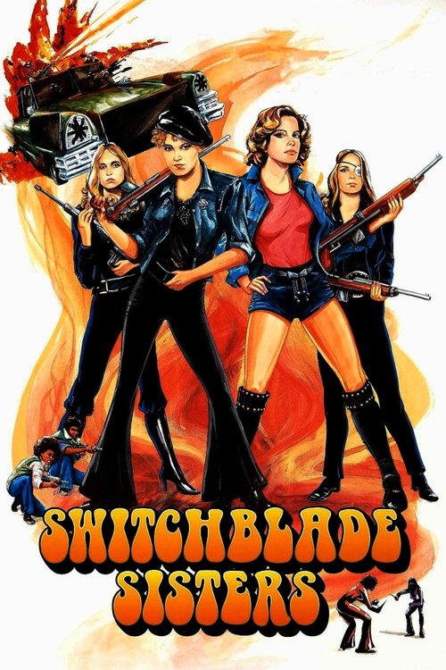 Switchblade Sisters (1975) - film poster, directed by Jack Hill