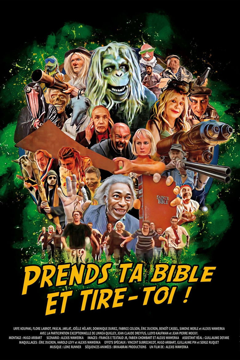Take Your Bible and Get the Fuck Out of Here! (2023) - film poster, directed by Alexis Wawerka