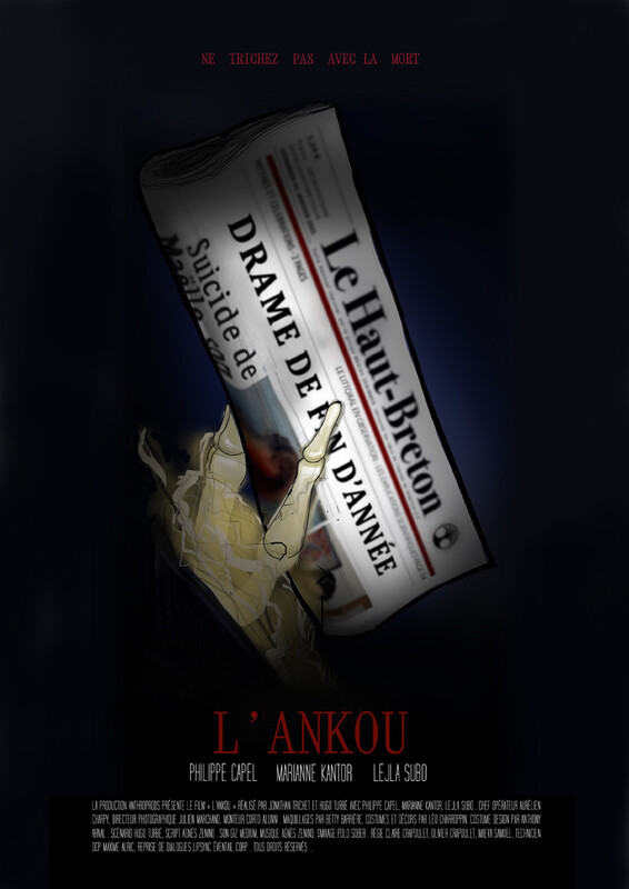 The Ankou - Do Not Cheat Death (2023) - film poster, directed by Hugo Turbé