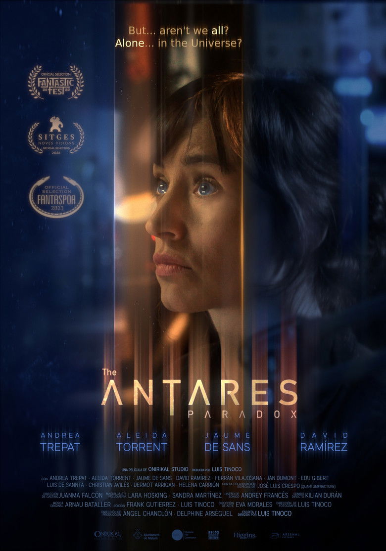 The Antares Paradox (2023) — film poster, directed by Luis Tinoco