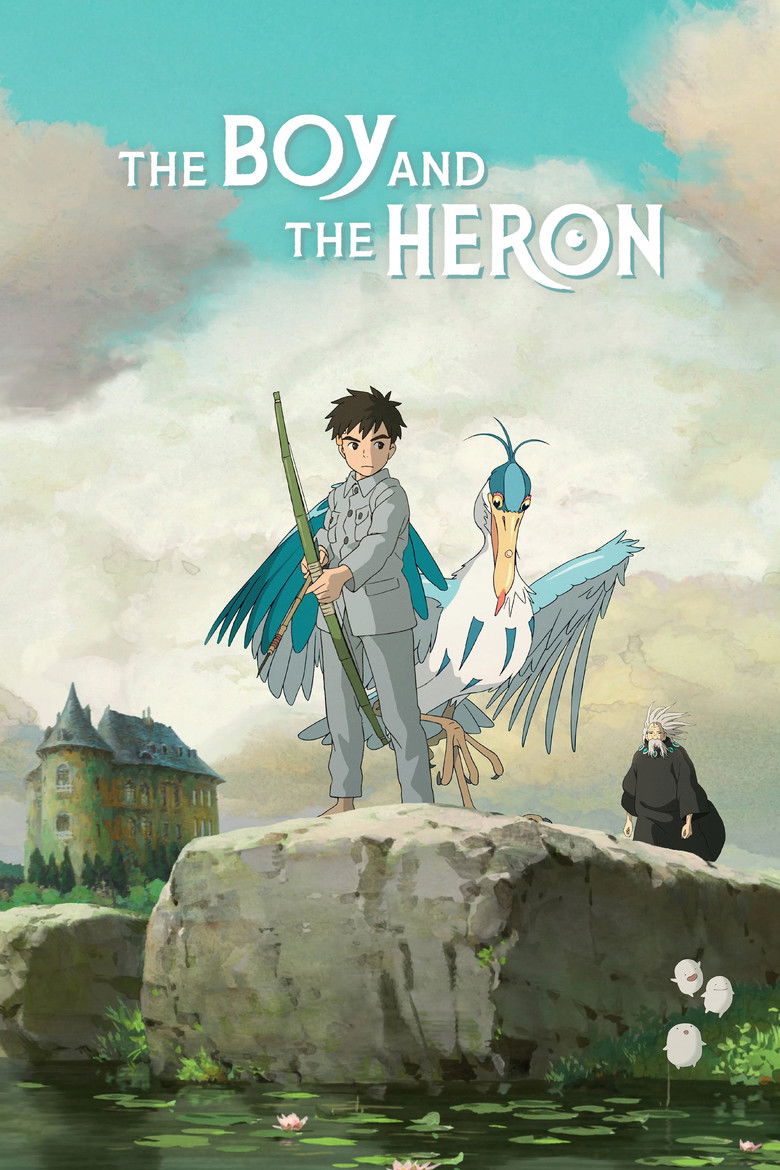 The Boy and the Heron (2023) — film poster, directed by Hayao Miyazaki